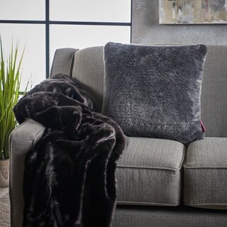 Toscana Faux Furry Pillow and Throw Blanket Combo (Set of 2) by Christopher Knight Home