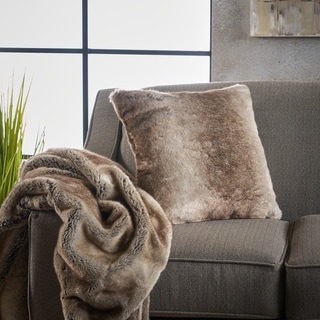 Toscana Faux Furry Pillow and Throw Blanket Combo (Set of 2) by Christopher Knight Home