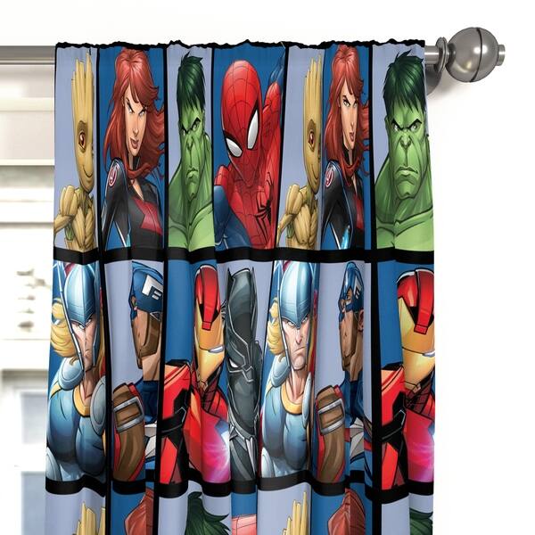 Shop Marvel Avengers Marvel Team 63 Decorative Curtain Set On