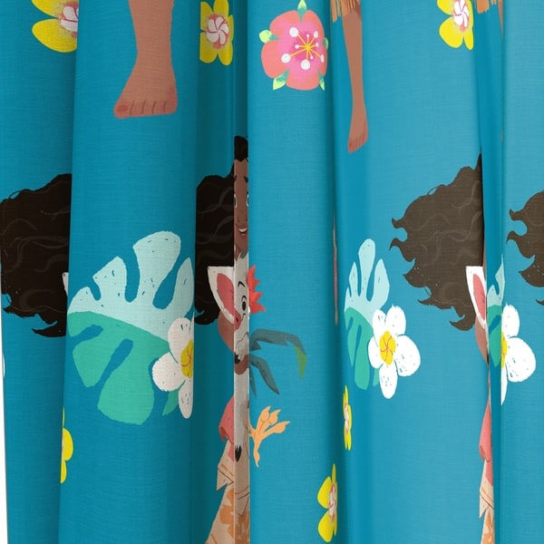 Shop Disney Moana Flower Power 63 Decorative Curtain Set Free