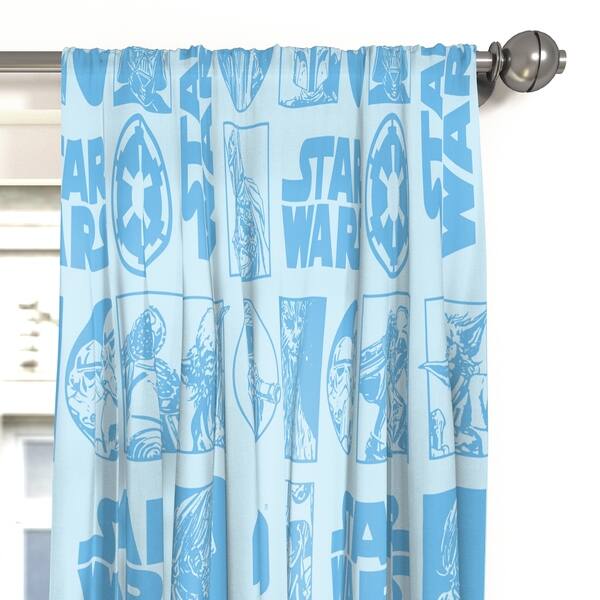 Shop Star Wars Galactic Grid 63 Decorative Drapes Set Free