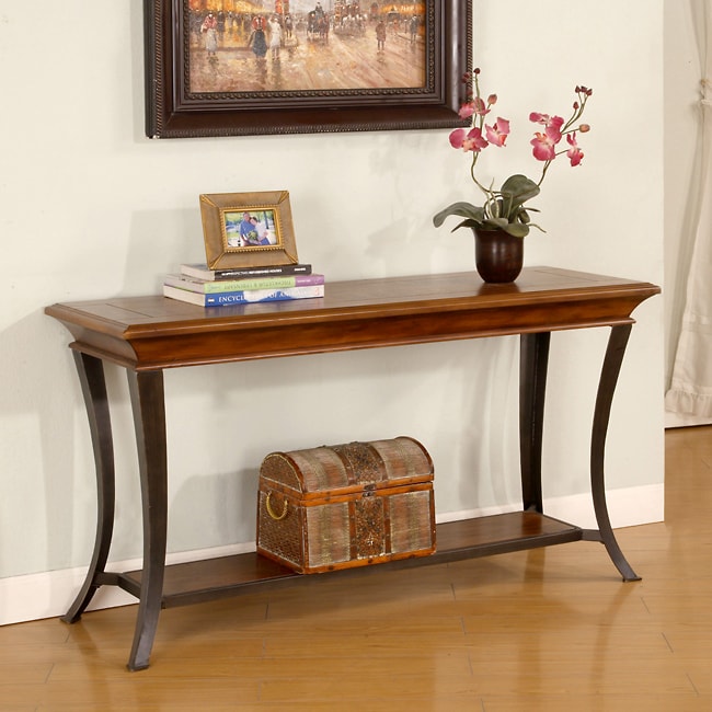 Checkerboard Inlay Sofa Table