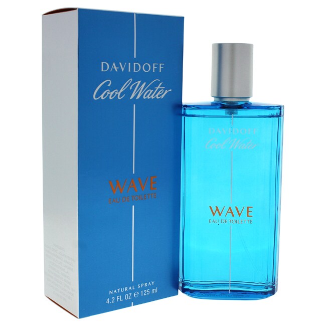 Shop Davidoff Cool Water Wave Men S 4 2 Ounce Eau De Toilette Spray Overstock