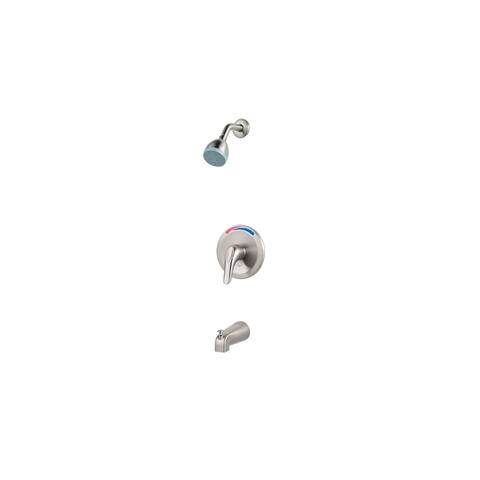 Pfister Pfirst Series 1-Handle Tub & Shower, Trim Only Brushed Nickel