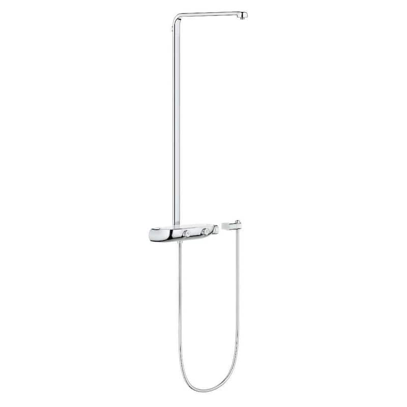 Grohe Rainshower Wall-Mounted Shower System in StarLight Chrome - Bed ...