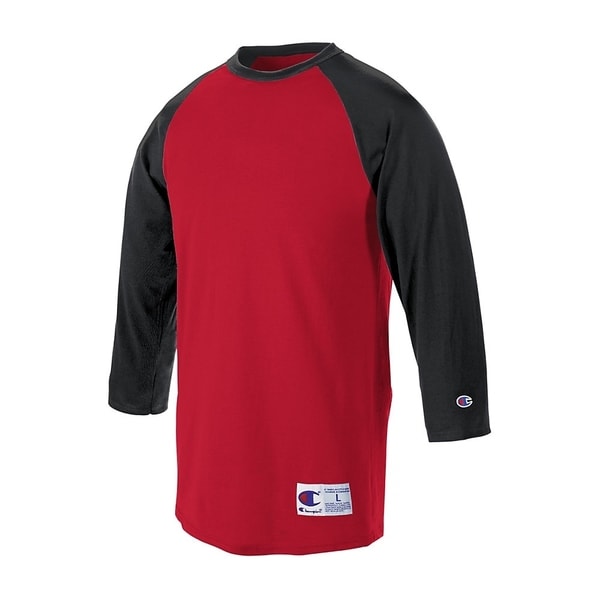 champion raglan sleeve baseball jersey