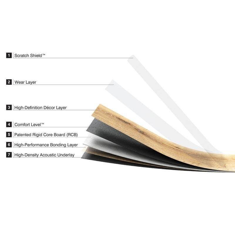 Finesse Floor Ascent Helena Floating Vinyl Plank 9"x48.6" (21.42 sq.ft/pkg)