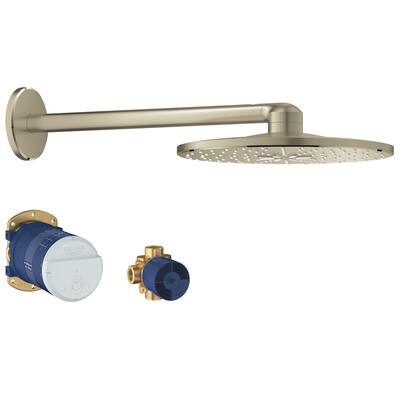 Grohe Rainshower 310 SmartActive Shower Head Set 2 Sprays Brushed Nickel