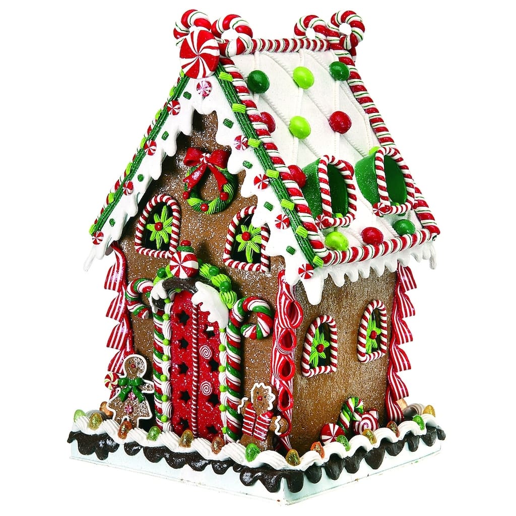 14 Inch Lighted LED candy house