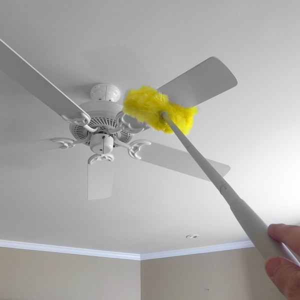 Evelots Ceiling Fan DusterMicrofiberRemovable/WashableExtend Approx