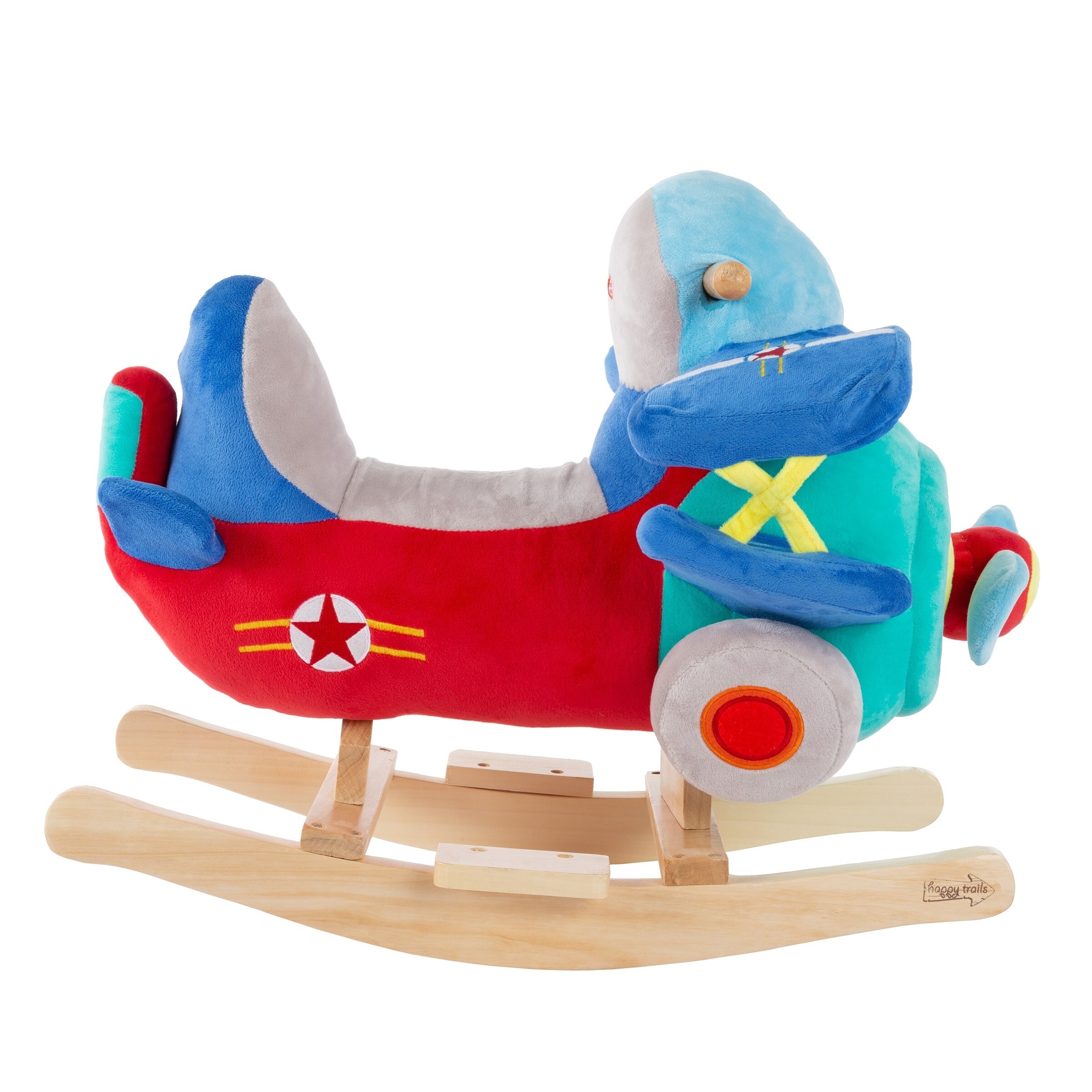 kids ride on plane