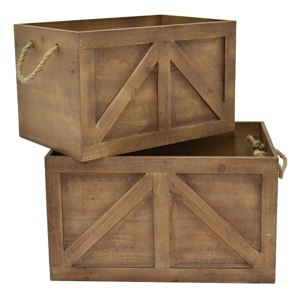 Wooden Storage Crates