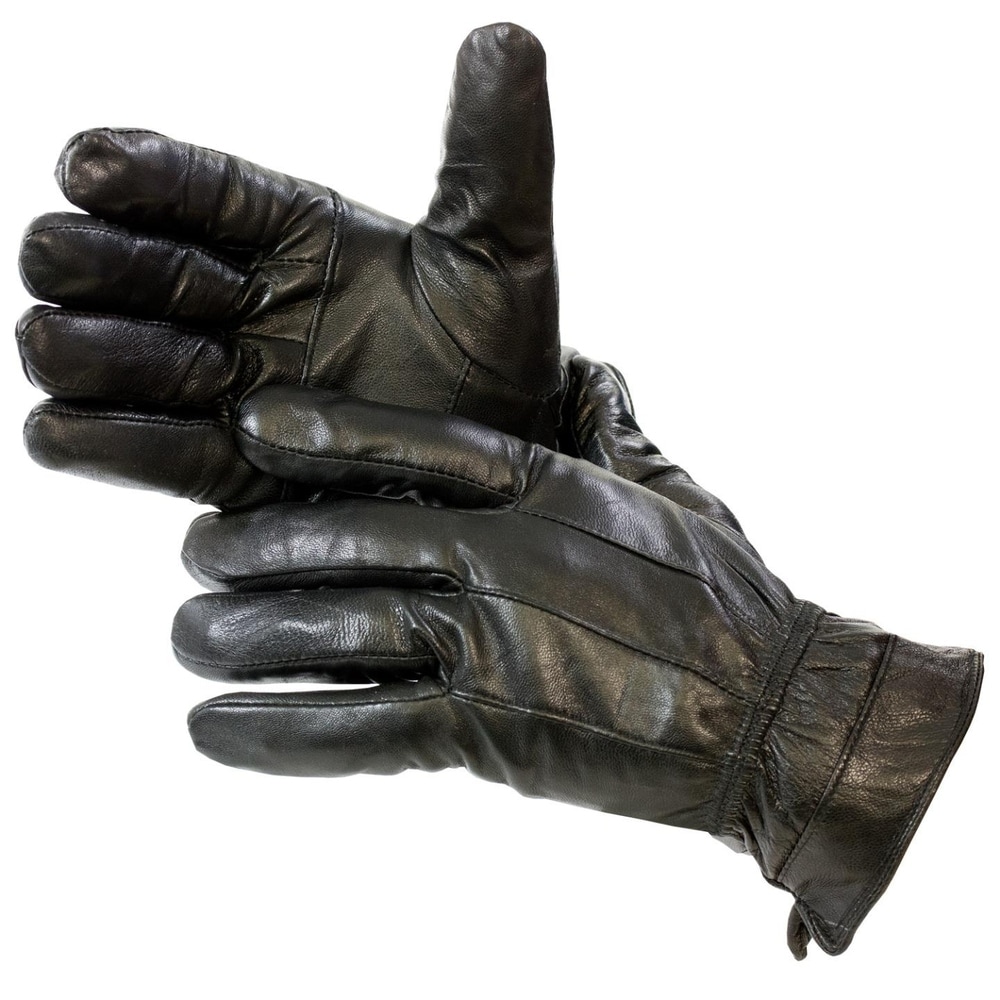 MENS MOTORCYCLE BUTTER SOFT WARM DRIVING GLOVES WITH ZIPPER LINED BIG SIZES 5X