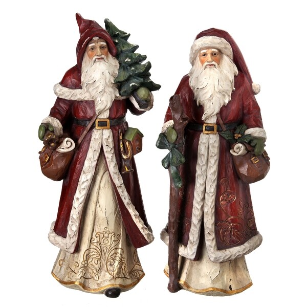 resin santa statue