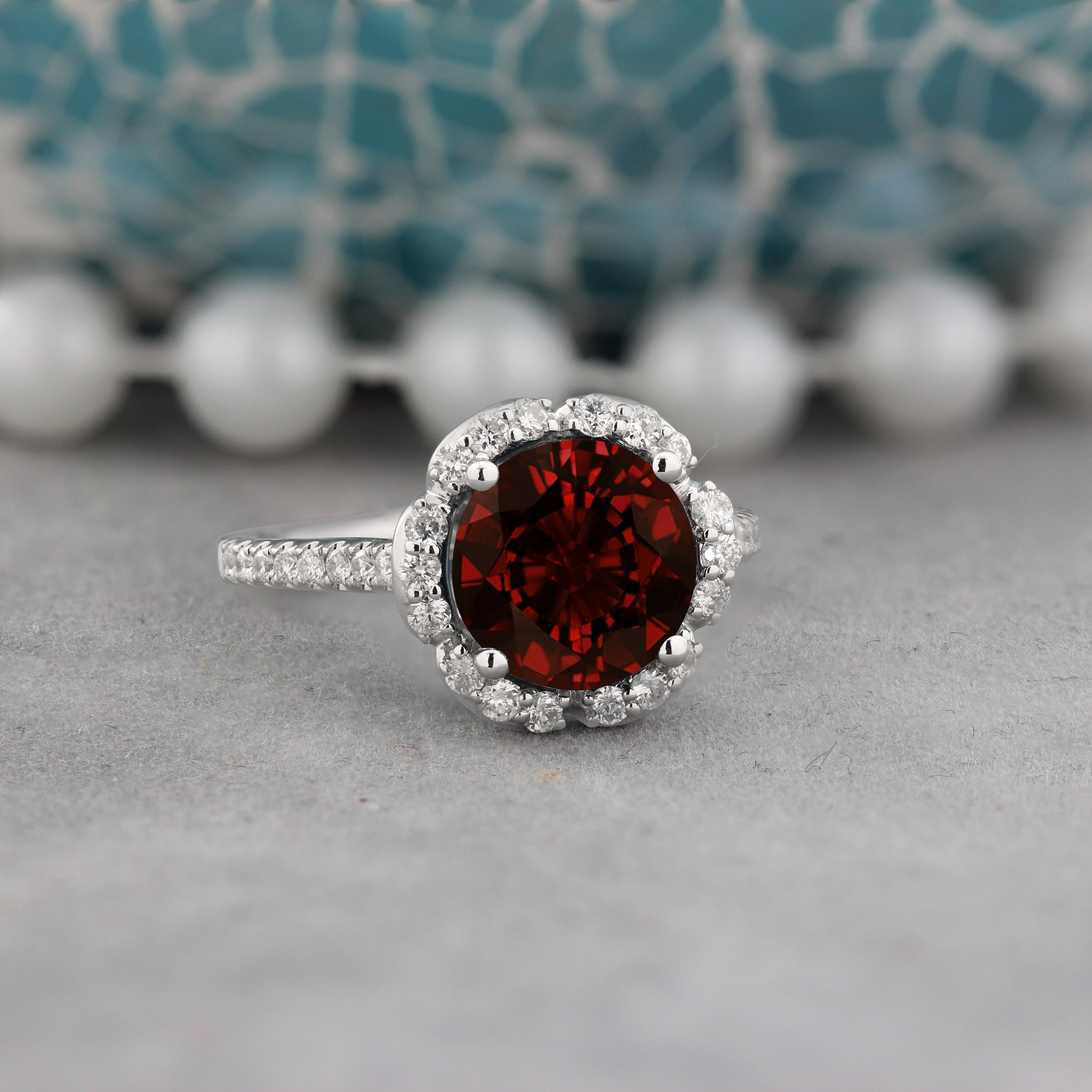 garnet gem rings