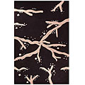 Hand-tufted Narshom Bush Wool Rug - 8' x 10'6
