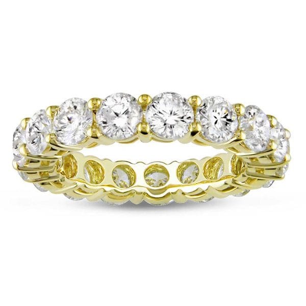 Miadora 18k Gold 4ct TDW Diamond Full Eternity Band (H I, I1 I2) Miadora One of a Kind Rings