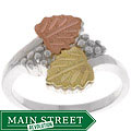 Black Hills Gold and Silver Ladies Ring