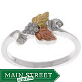 Black Hills Gold and Sterling Silver Ring