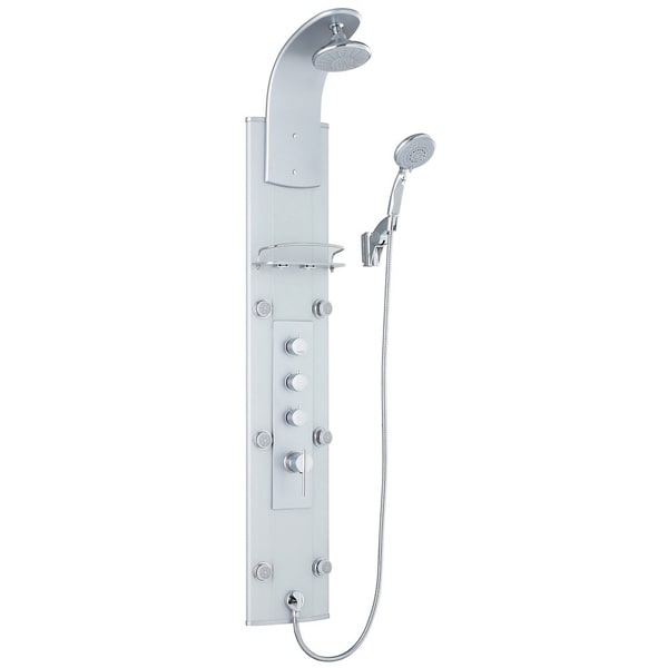 VIGO Shower Massage Panel with Rain Shower Head   10756280  