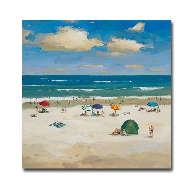 Oceanside 1 by Gaston Gallery Wrapped Canvas Giclee Art (30 in x 30 in, Ready to Hang)