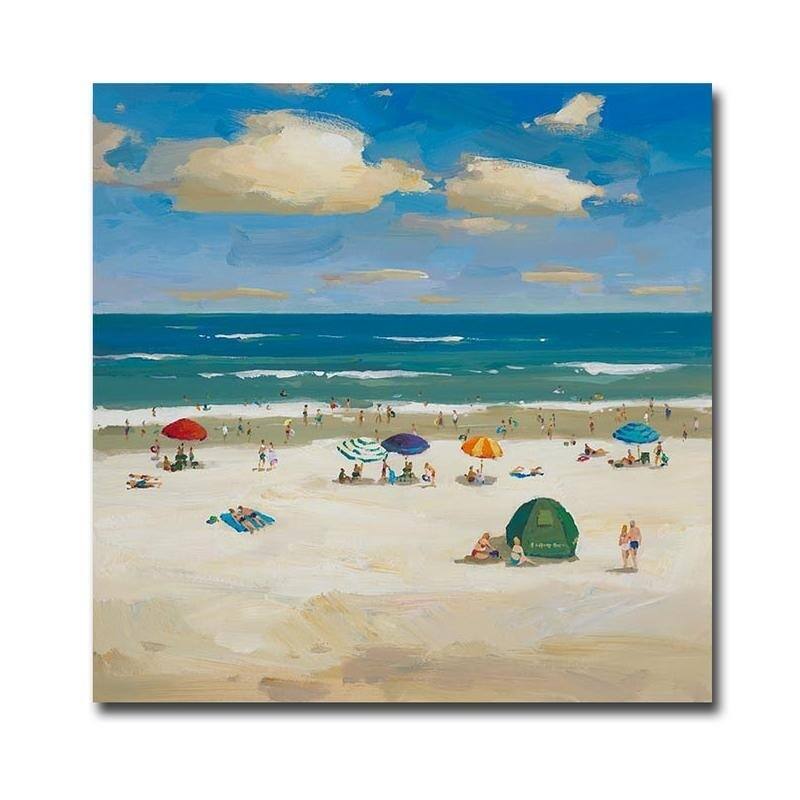 Oceanside 1 by Gaston Gallery Wrapped Canvas Giclee Art (30 in x 30 in, Ready to Hang)
