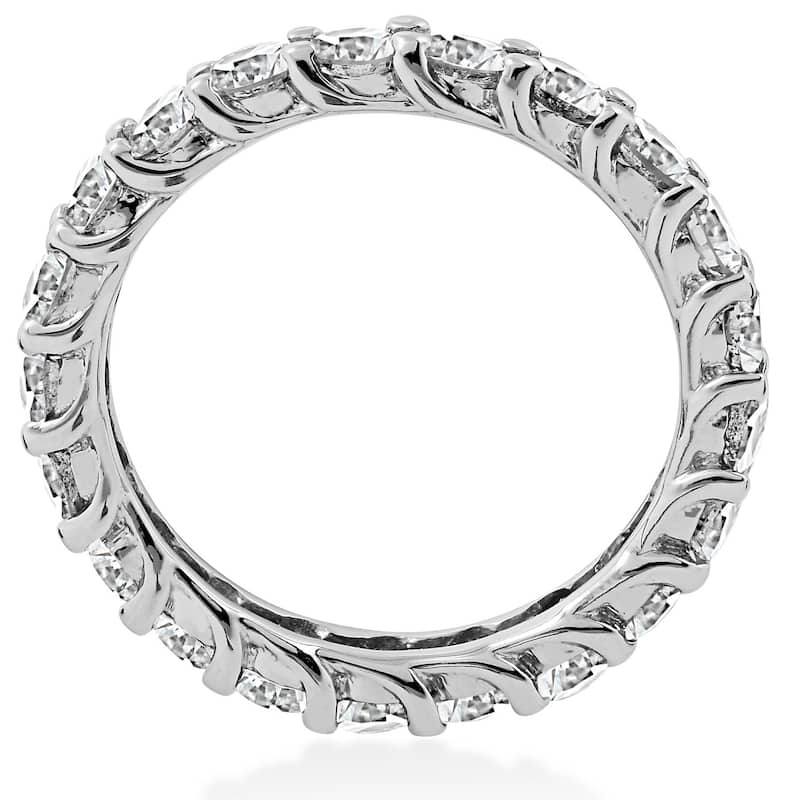 Pompeii3 Platinum 3 ct TDW Diamond Eternity Ring