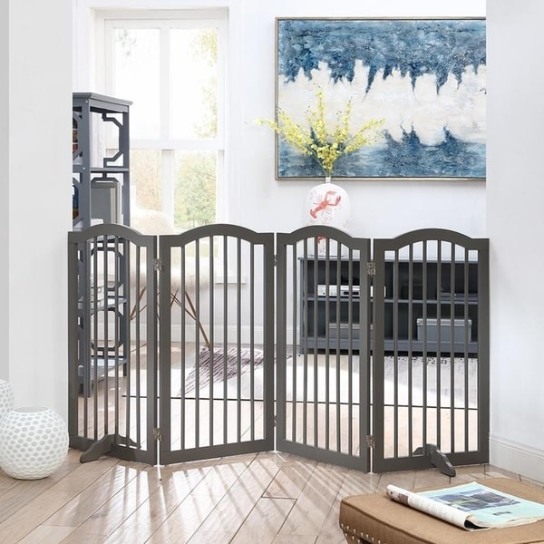 top paw arched pet gate