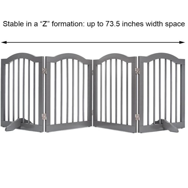 top paw arched pet gate