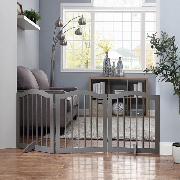 freestanding wood gate