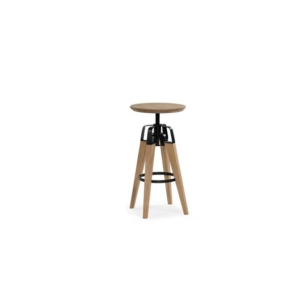 Modrest Yates Modern Oak Bar Stool