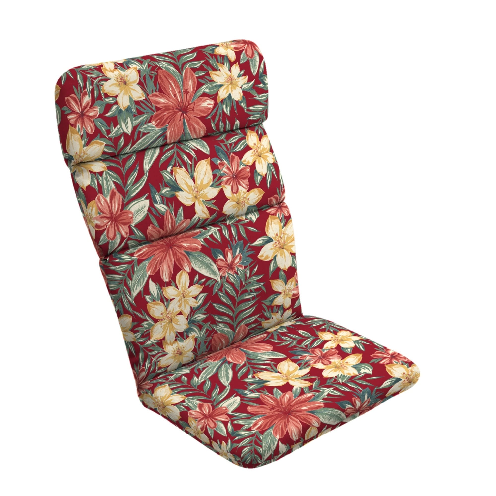 Arden Selections Ruby Clarissa Tropical Chaise Cushion Red