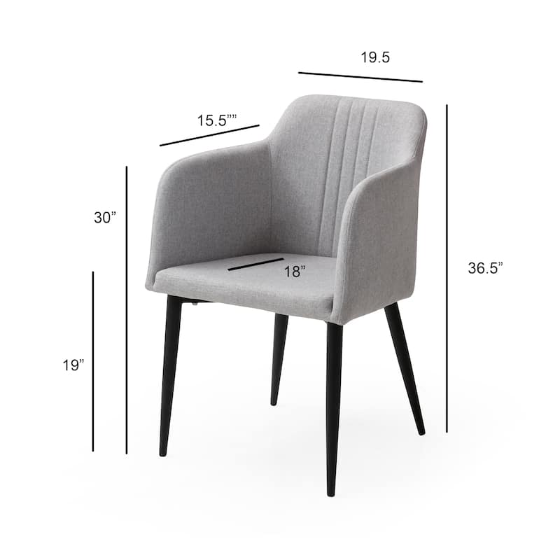 Mid-century Jason Dining Room Accent Chairs (Set of 2)