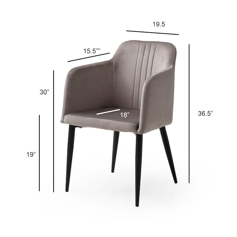 Mid-century Jason Dining Room Accent Chairs (Set of 2)