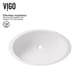 preview thumbnail 5 of 12, VIGO Wisteria Matte Stone Bathroom Sink Set and Olus Wall Mount Faucet