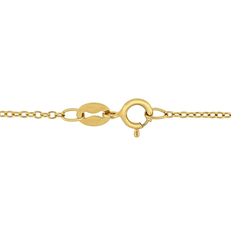 Miadora Yellow Plated Sterling Silver with Black Rhodium Multi-Gemstone 3-Bird Branch Necklace