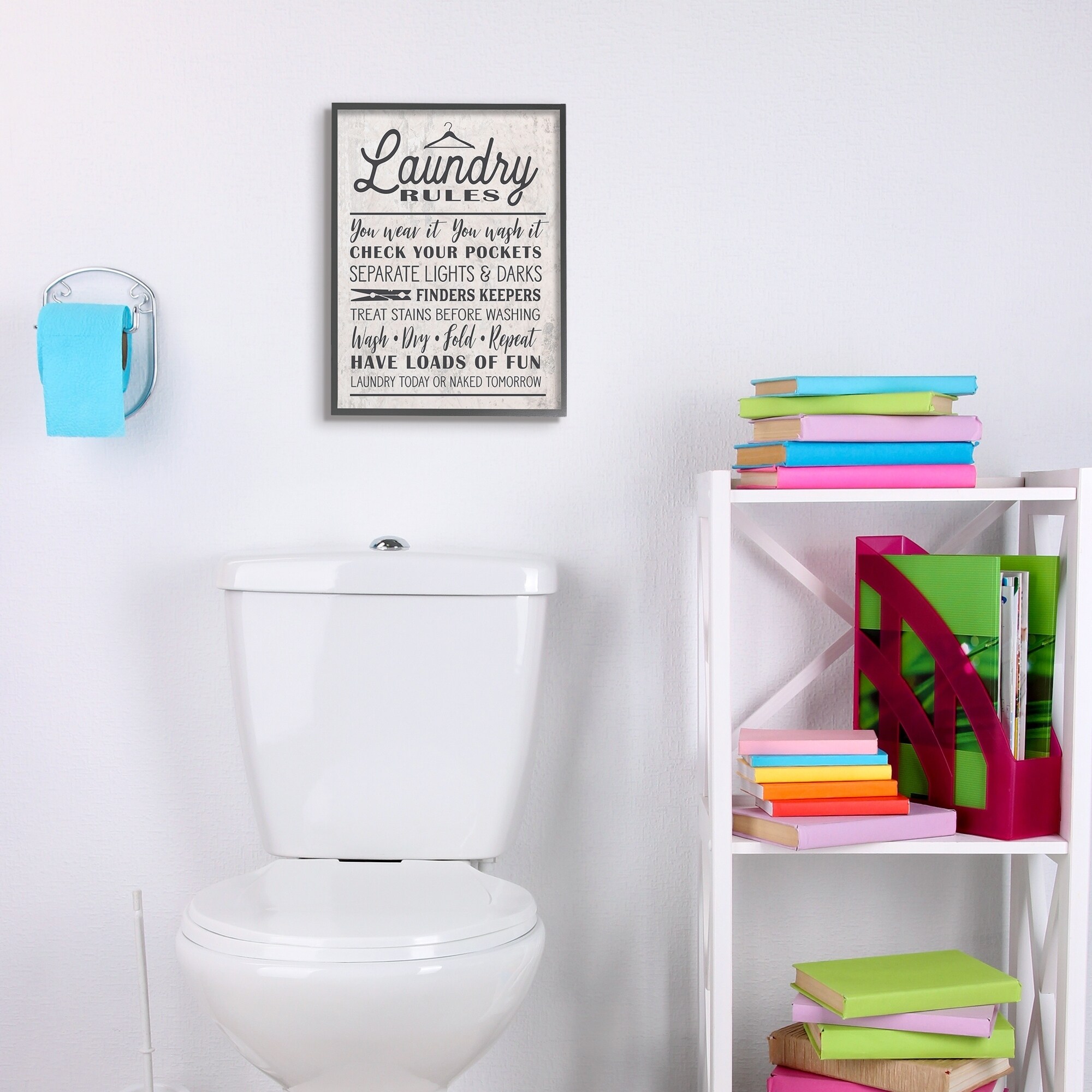 Finders Keepers Loads Of Fun Laundry Wall Art Country Farmhouse Home Decor