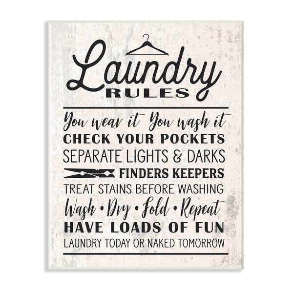 Multi-Color 10 x 15 Stupell Industries Do The Laundry Bathroom Black and White Word Design Wall Plaque Multi-Color 10 x 15 Stupell Industries Do The Laundry Bathroom Black and White Word Design Wall Plaque