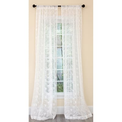 Manor Luxe Charming Night Sheer Single Curtain Panel