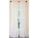 preview thumbnail 1 of 2, Manor Luxe Bonita Plaid Sheer Rod Pocket Single Curtain Panel