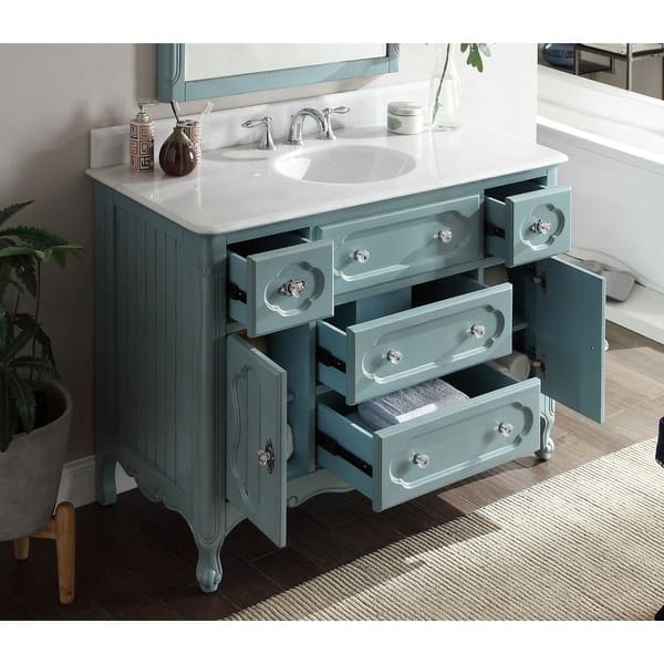 48 Benton Collection Knoxville Shabby Chic Light Blue 48 Benton Collection Knoxville Shabby Chic Light Blue