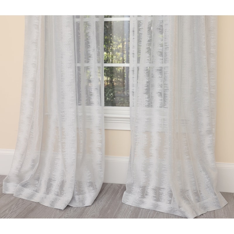 Manor Luxe Bella Bella Sheer Single Curtain Panel