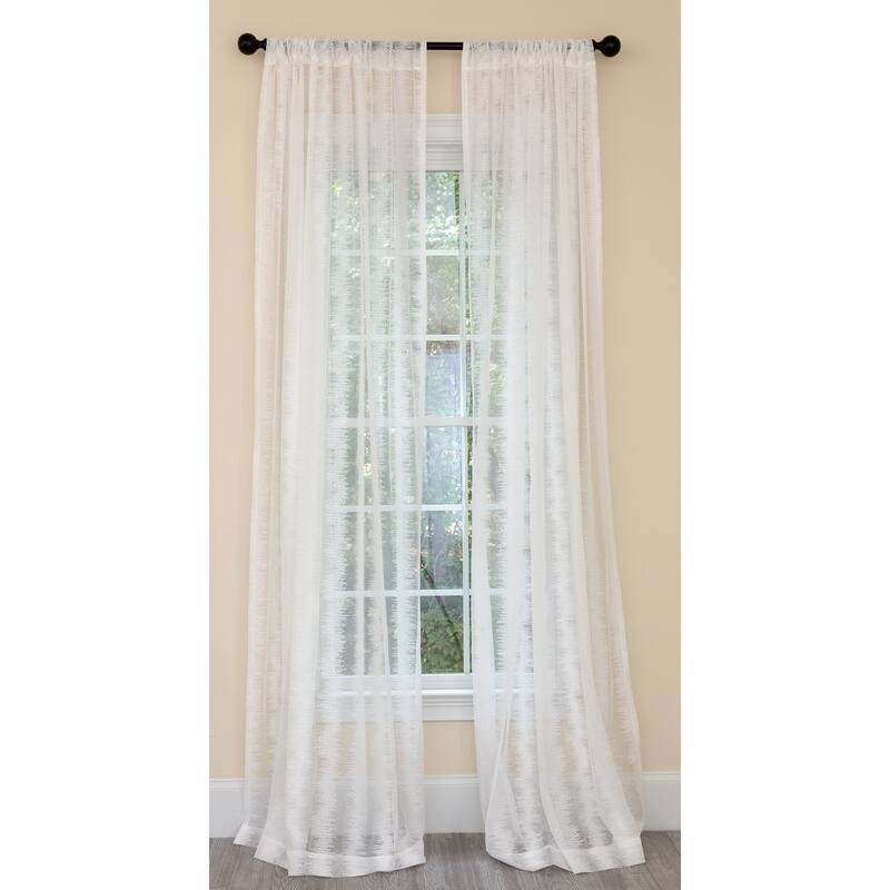 Manor Luxe Bella Bella Sheer Single Curtain Panel
