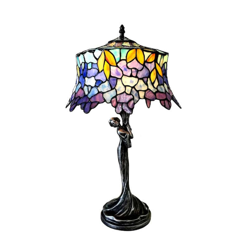 Tiffany Style 1-light Antique Bronze Table Lamp