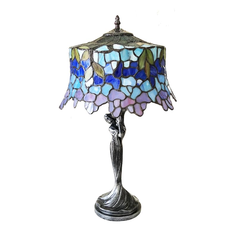 Tiffany Style 1-light Antique Bronze Table Lamp