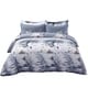 preview thumbnail 1 of 3, Swan Bedding Set - 6 Piece Duvet Cover Set w. Fitted Sheet