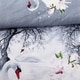 preview thumbnail 3 of 3, Swan Bedding Set - 6 Piece Duvet Cover Set w. Fitted Sheet