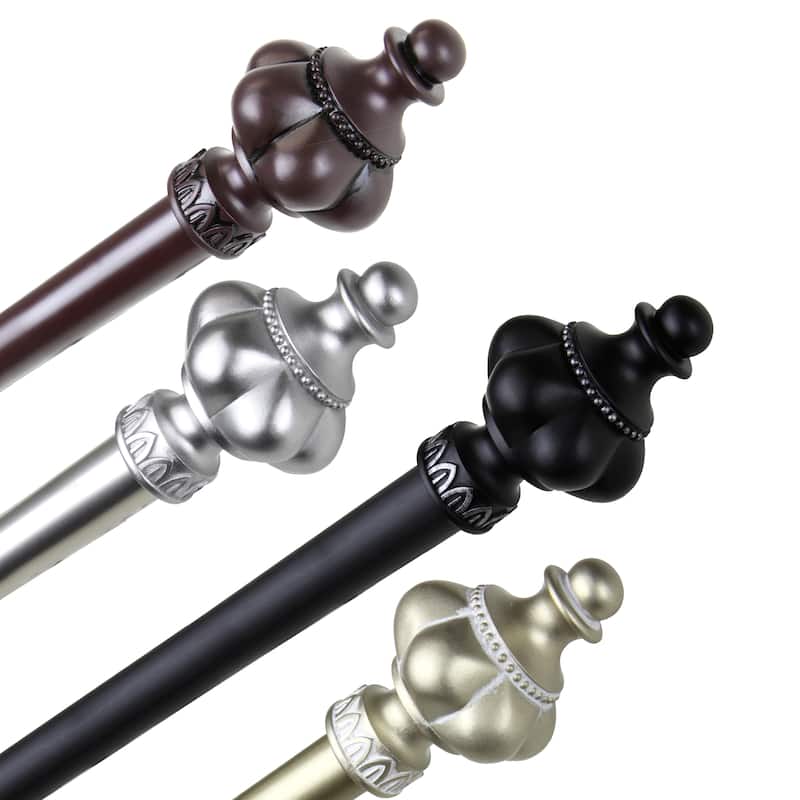 InStyleDesign Revel 1 inch Diameter Adjustable Curtain Rod