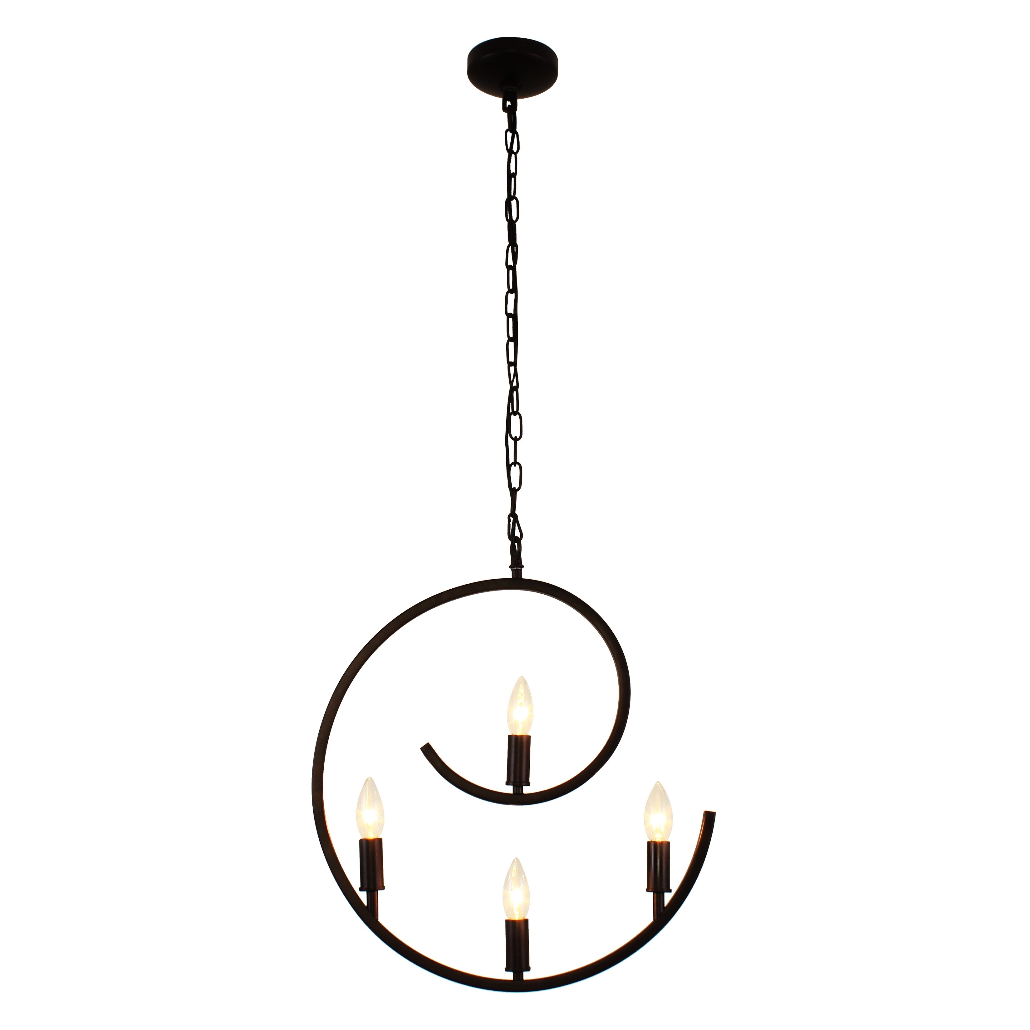 4-light Oil Rubbed Bronze Chandelier - Chandeliers For Bedrooms by Overstock.com