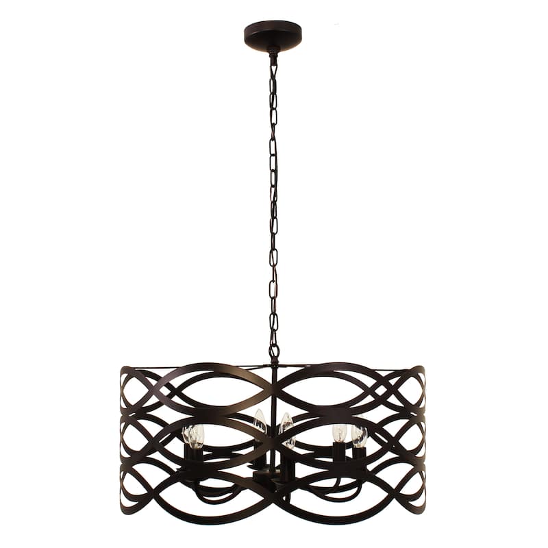 6-light Oil Rubbed Bronze Chandelier